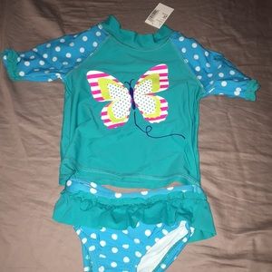 NWT Children’s Place Rash Guard Swimsuit Size  2T